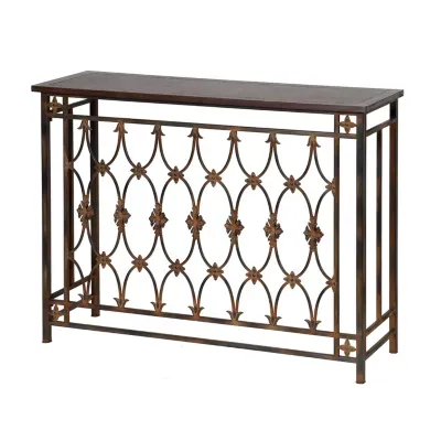 Stylecraft 42 Brown Table Console Table