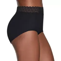 Vanity Fair® Flattering Lace Tagless Cotton Brief Panties - 13396