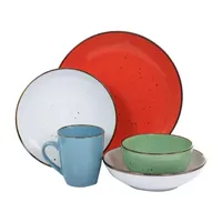 Elama Evelyn 20-pc. Stoneware Dinnerware Set