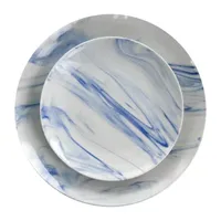 Elama Fine Marble Microwave Safe Dinner Set