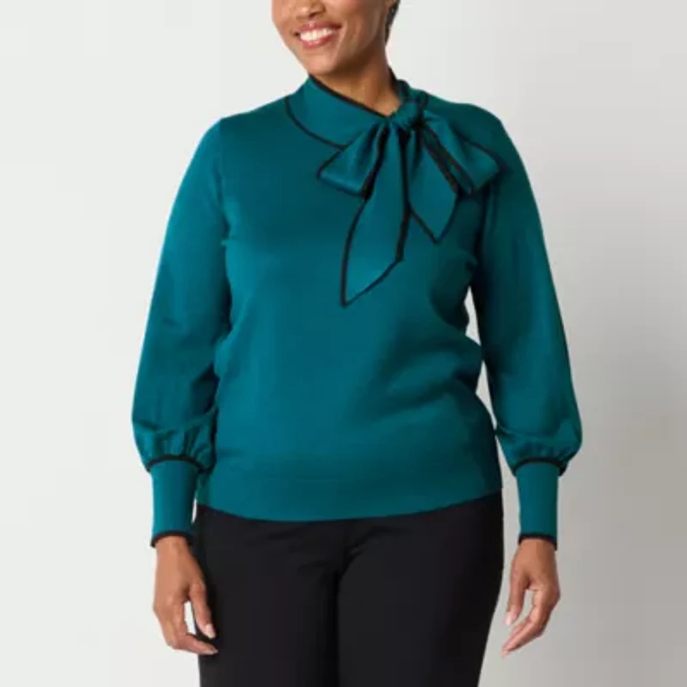 Liz Claiborne Womens Long Sleeve Pullover Sweater