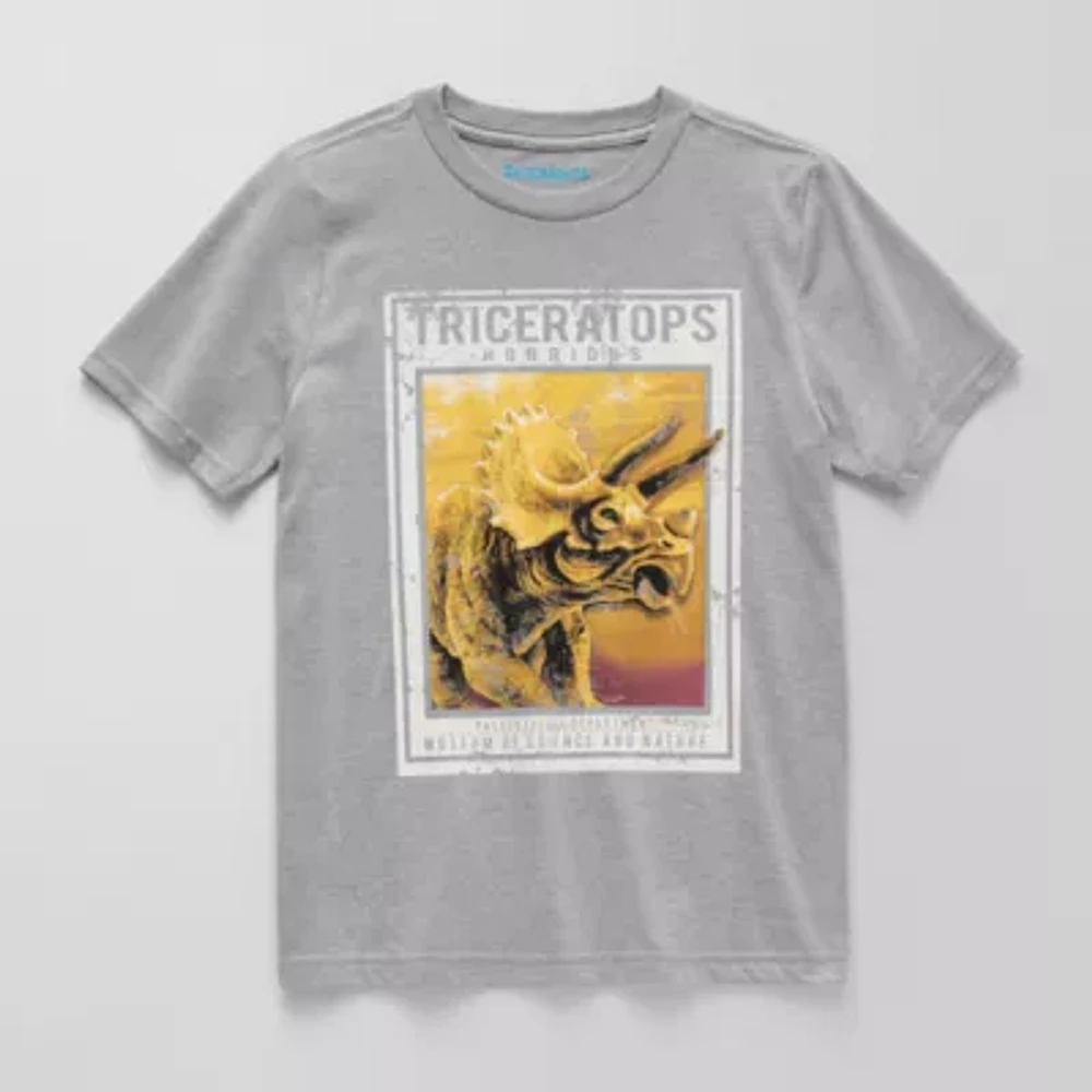 Thereabouts Little & Big Boys Crew Neck Short Sleeve Graphic T-Shirt