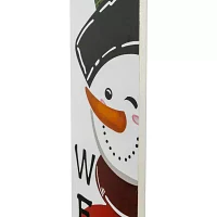 Northlight 35in Snowman Welcome Christmas Yard Art