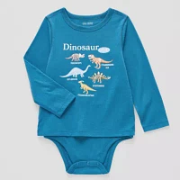 Okie Dokie Toddler Boys Adaptive Long Sleeve Bodysuit
