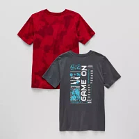 Xersion Little & Big Boys 2-pc. Crew Neck Short Sleeve Graphic T-Shirt