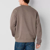 Arizona Mens Long Sleeve Washed Sweatshirt