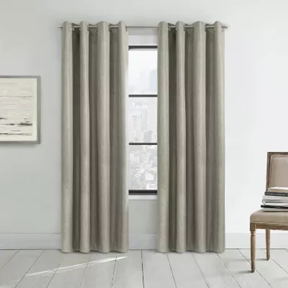 Denver Energy Saving 100% Blackout Grommet Top Single Curtain Panel