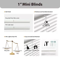 Eco Estates 1" Room Darkening Cordless Mini Blinds