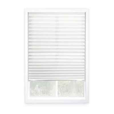 Eco Estates Fabric Cordless Light-Filtering Pleated Shades