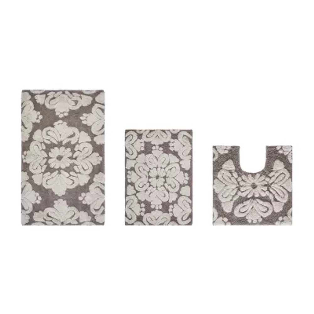 Better Trends Medallion 3-pc. Bath Rug Set