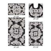 Better Trends Medallion 4-pc. Bath Rug Set
