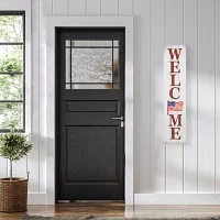 Northlight Welcome Usa Flag Porch Sign