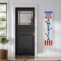 Northlight God Bless America Porch Sign