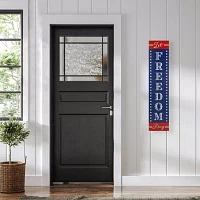 Northlight Let Freedom Ring Porch Sign