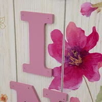 Northlight 40 In Welcome Floral Porch Sign