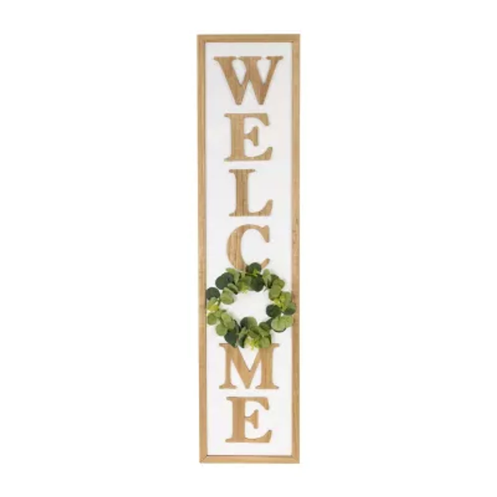 Northlight Welcome Framed Porch Sign