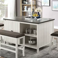 Lunardi -pc. Counter Height Rectangular Dining Set