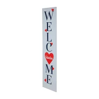 Northlight Welcome Valentines Day Porch Sign