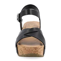 Journee Collection Womens Valentina Open Toe Block Heel Pumps