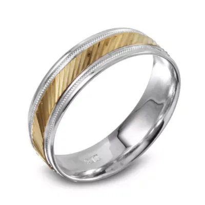 Mens 14K Gold Wedding Band