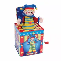 Schylling Circus Jester Puppet Jack In The Box