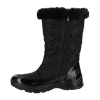 Easy Street Womens Cuddle Waterproof Flat Heel Winter Boots