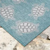 Liora Manne Sea Turtles Rectangular Rugs & Floor Coverings Indoor Outdoor Animal Accent