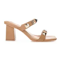 Journee Collection Womens Kirian Block Heel Pumps