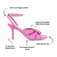 Journee Collection Womens Naommi Open Toe Stiletto Heel Pumps