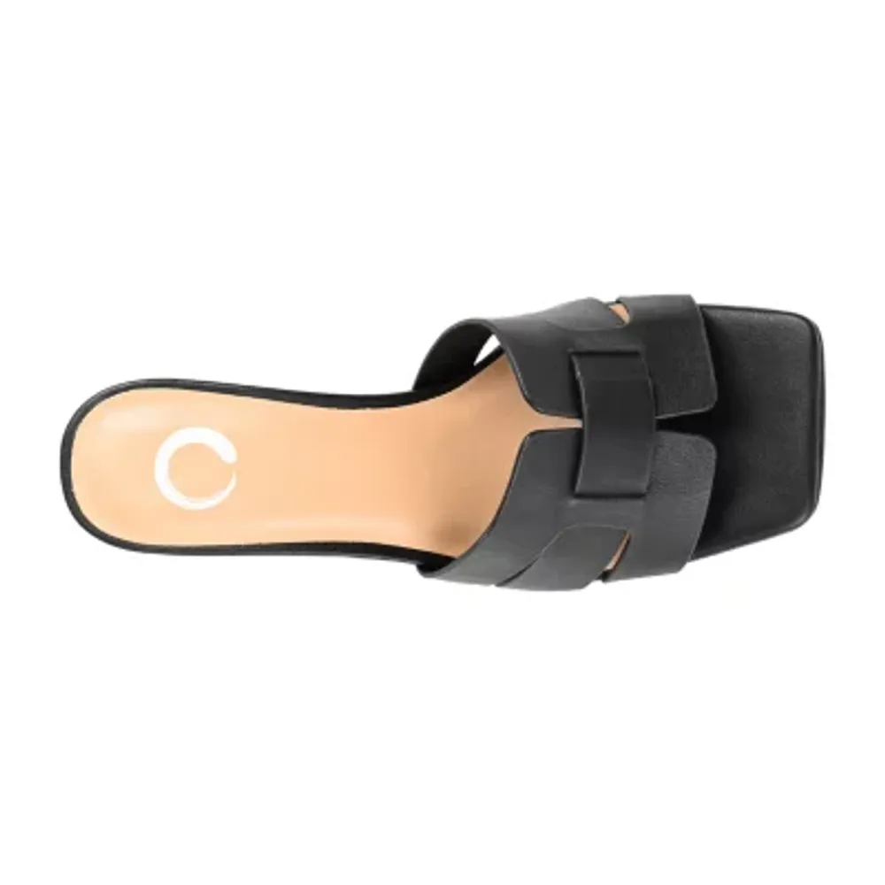 Journee Collection Womens Renatta Block Heel Pumps