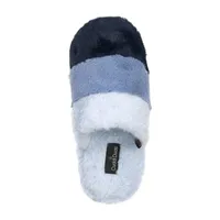 Cuddl Duds Colorblock Womens Slip-On Slippers