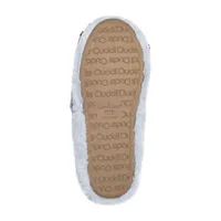 Cuddl Duds Colorblock Womens Slip-On Slippers