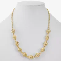 Monet Jewelry Gold Tone 17 Inch Rope Collar Necklace