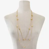 Monet Jewelry Gold Tone 30 Inch Rope Strand Necklace