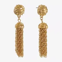 Monet Jewelry Tassel Drop Earrings