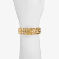 Monet Jewelry Gold Tone Stretch Bracelet