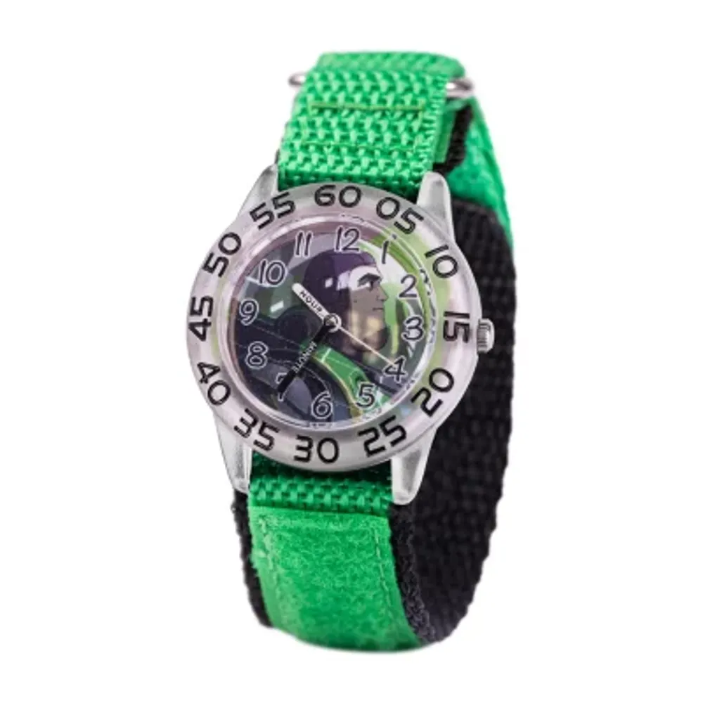 Disney Boys Green Strap Watch Wds001151