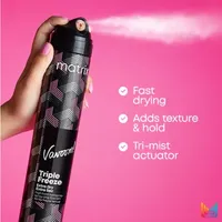 Matrix Vavoom Triple Freeze Spray Strong Hold Hair Spray - 9 oz.