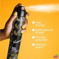 Matrix Vavoom Triple Freeze Spray Unscented Strong Hold Hair Spray - 9 oz.
