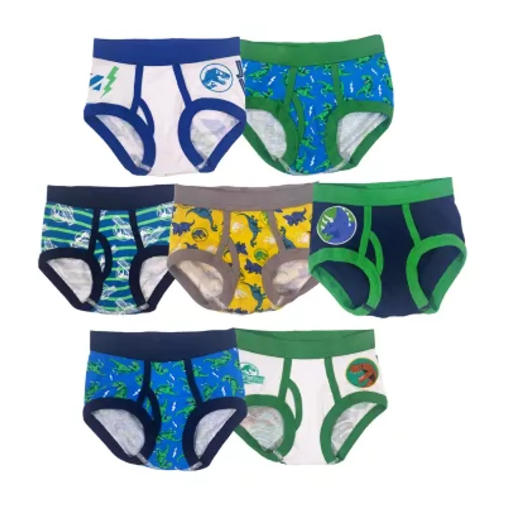 Toddler Boys 7 Pack Jurassic World Briefs