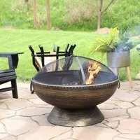 Sunnydaze Collection Portable Weather Resistant Fire Pit