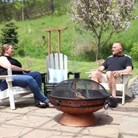 Sunnydaze Collection Portable Weather Resistant Fire Pit