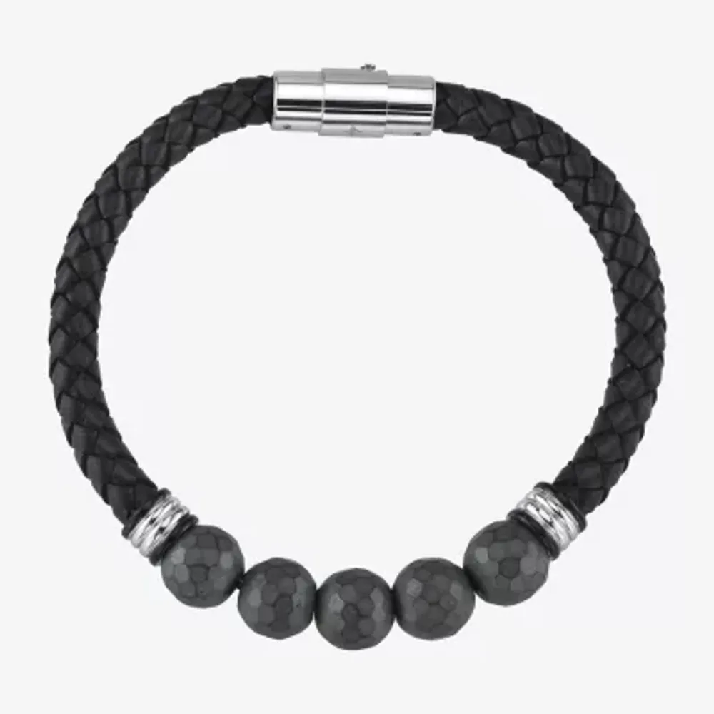 Stainless Steel Beaded Bracelet