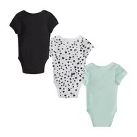 adidas Baby Girls 3-pc. Round Neck Short Sleeve Bodysuit