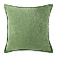 Liz Claiborne Solid Chenille Square Throw Pillow