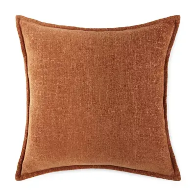 Liz Claiborne Solid Chenille Square Throw Pillow