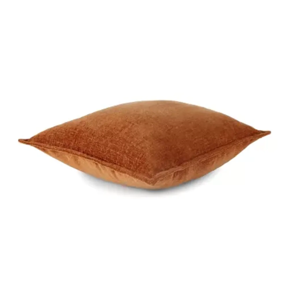 Liz Claiborne Solid Chenille Square Throw Pillow