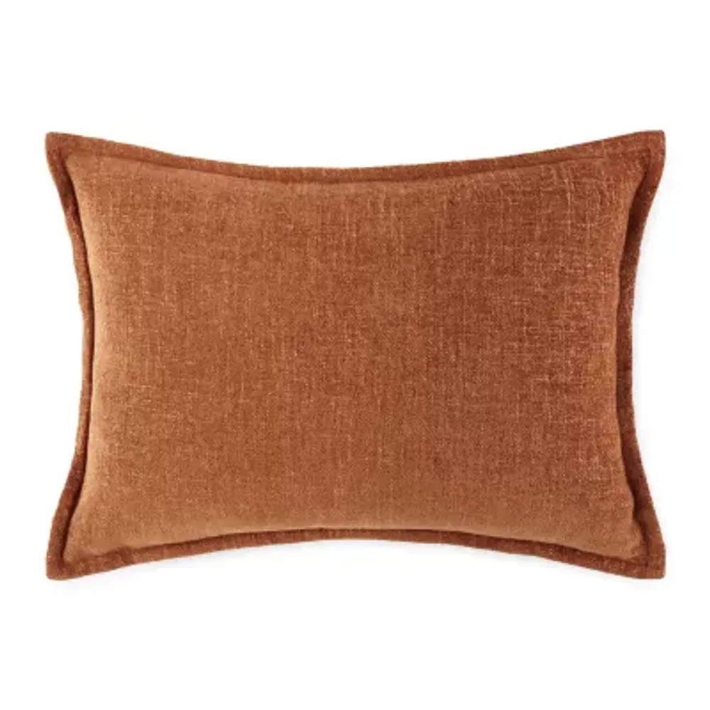 Liz Claiborne Solid Chenille Lumbar Pillow