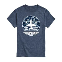 Top Gun Mens Crew Neck Short Sleeve Classic Fit Graphic T-Shirt