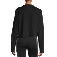 Xersion Womens Crew Neck Long Sleeve T-Shirt